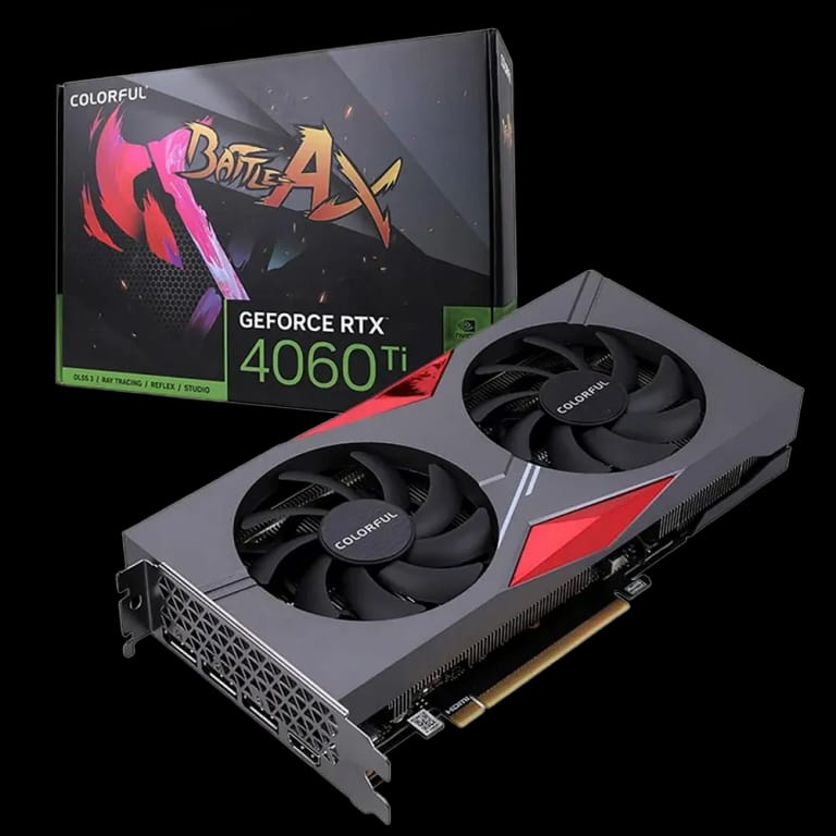 Видеокарта Colorful RTX4060Ti NB DUO 8GB-V 128-bit GDDR6 DPx3 HDMI 2FAN RTL 