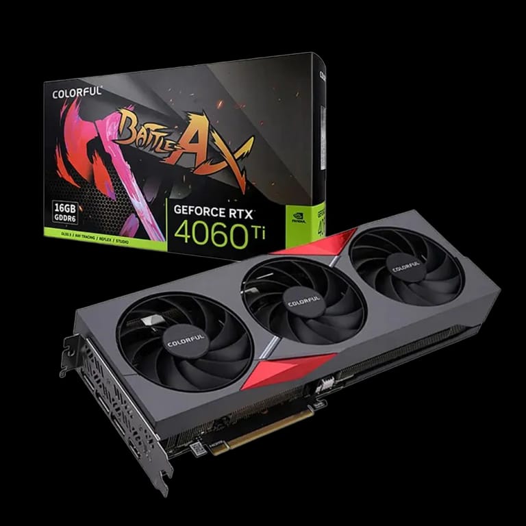Видеокарта Colorful RTX4060Ti NB EX OC 16GB-V 128-bit GDDR6 DPx3 HDMI 3FAN RTL 