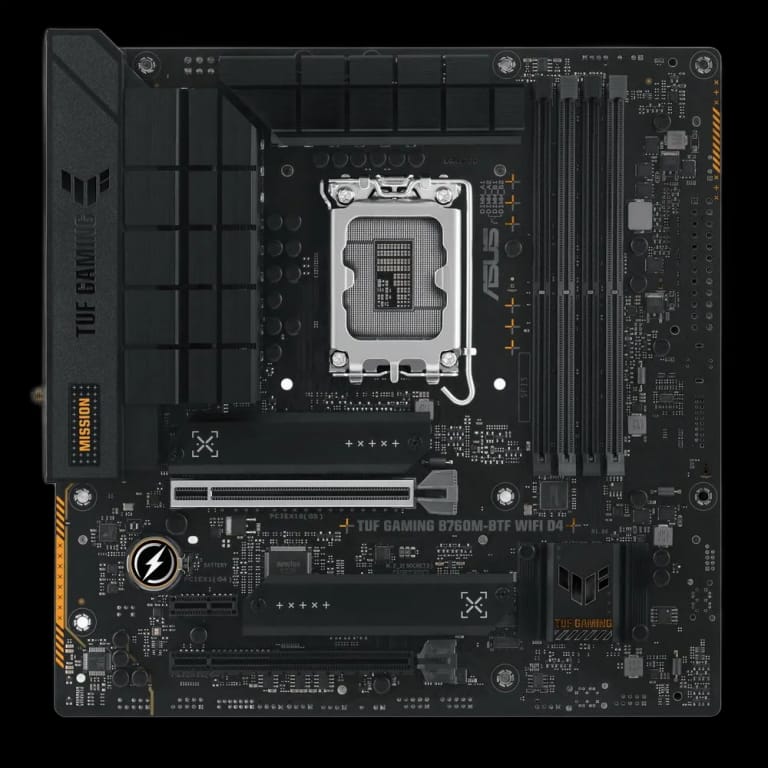 Материнская плата ASUS TUF GAMING B760M-BTF WIFI D4/LGA1700,B760,USB3.2 GEN 2X2,MB 