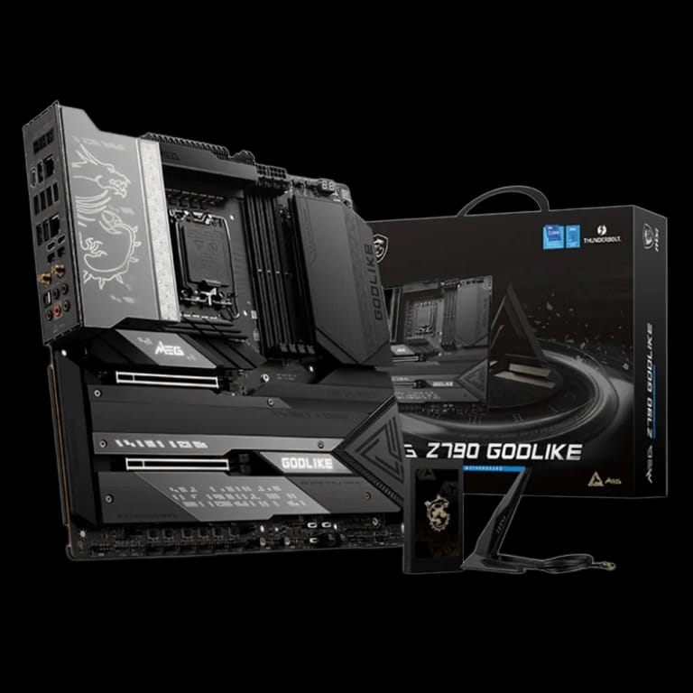 Материнская плата MSI MEG Z790 GODLIKE MS-7D85\MEG Z790 GODLIKE\601 -7D85-02S,10\801 -7D85-002\STD OPT:A MEG Z790 GODLIKE,Z790,LGA1700,4DDR5,2PCI -Ex16,7 M.2,2USB3.2 Gen2x2,7USB3.2 Gen2,1US\