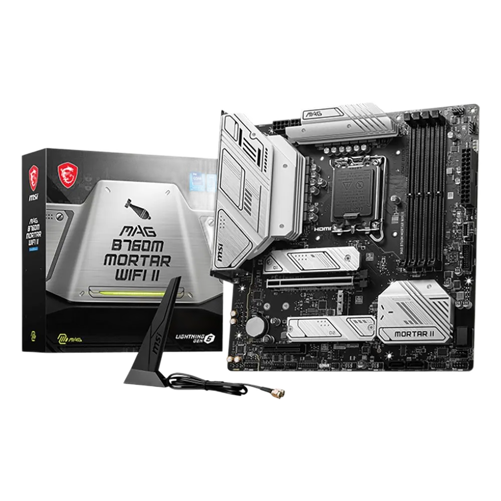 MSI MAG B760M MORTAR II - DDR5, WIFI, черный цвет