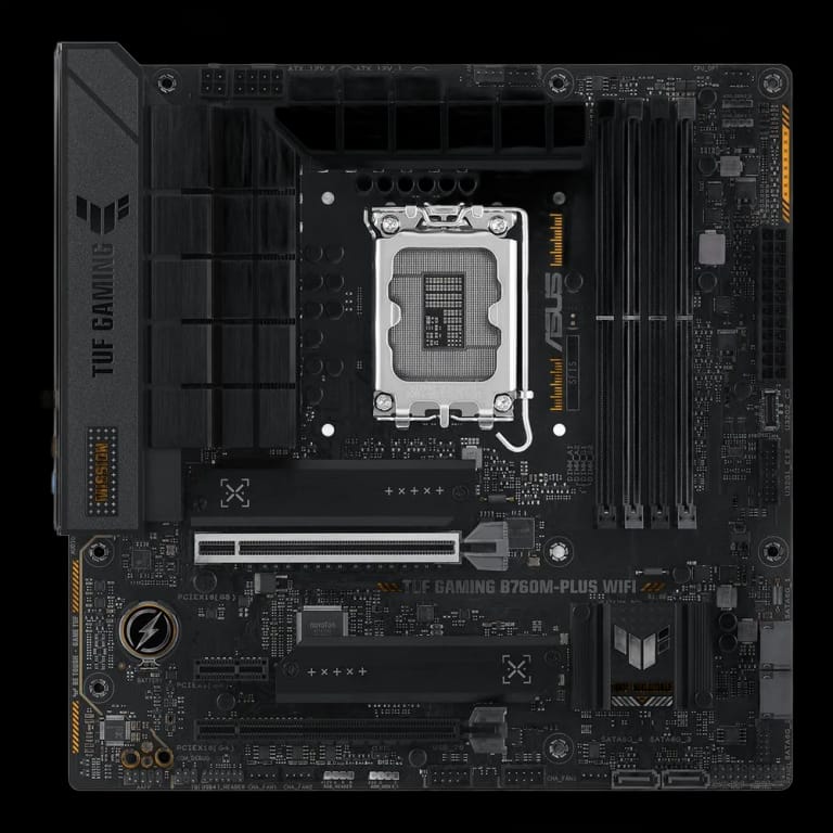 Материнская плата ASUS TUF GAMING B760M-PLUS
WIFI /LGA1700,B760,USB3.2GEN2X2,WIFI 6,MB (90MB1ET0-M1EAY0) 