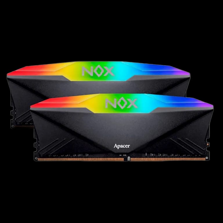 Комплект модулей памяти Apacer 32GB DDR4 3200 DIMM NOX RGB AURA2 w/HS RP-K2 Kit (2x16GB), 1.35V, 1024x8