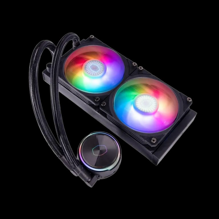 Жидкостная система охлаждения Cooler Master PL240 Flux, LGA1700  |MLY-D24M-A23PZ-R1| PL240 Flux, 240 x 27mm wide radiator, 120mm ARGB Gen2 fan*2, Pump ARGB Gen 2 LED, LGA1700