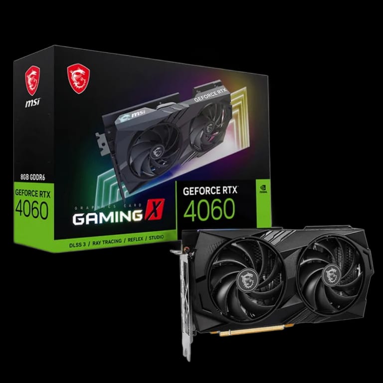 Видеокарта MSI RTX4060 GAMING X 8GB GDDR6 128bit 3xDP HDMI 2FAN 