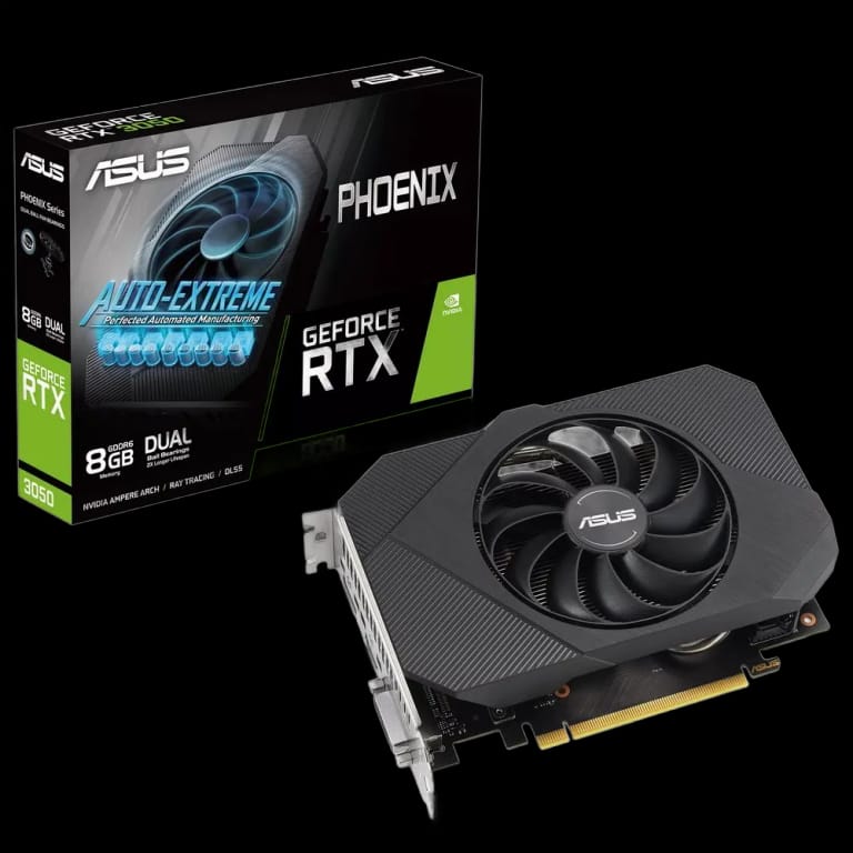 Видеокарта ASUS PH-RTX3050-8G-V2 RTX3050 DVI HDMI DP 8G D6