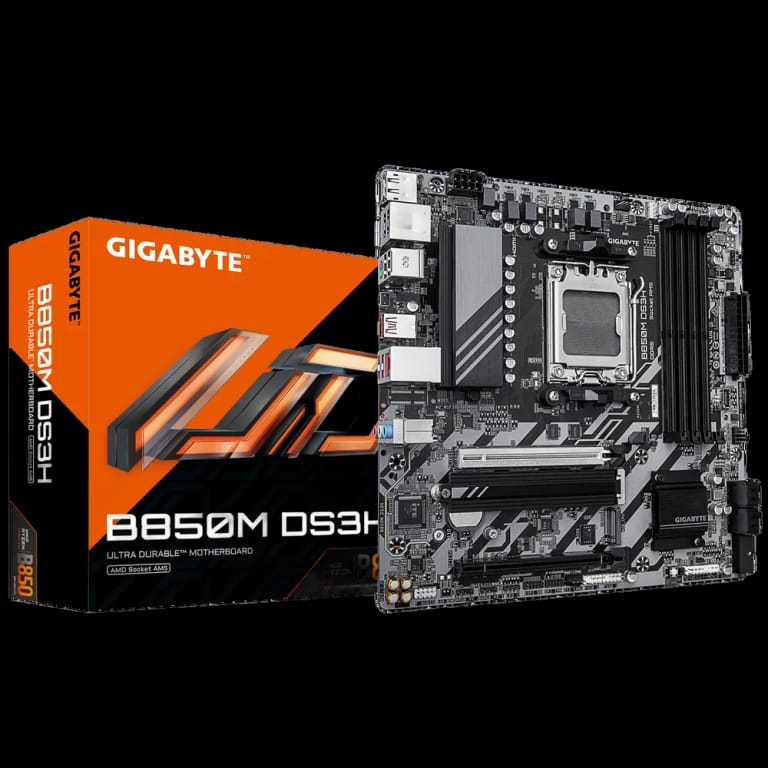 Gigabyte B850M DS3H - DDR5, черный цвет