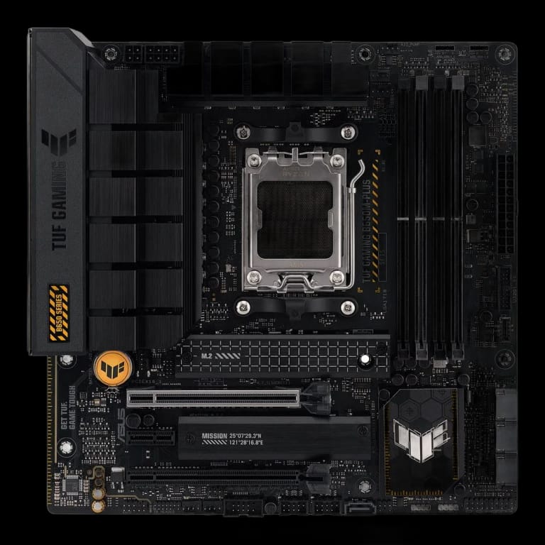 Материнская плата ASUS TUF GAMING B650M-PLUS /AM5,B650,USB3.2 GEN 2X2,MB AM5 micro-ATX 4xDDR5 2xPCIEx16 PCIEx1 2xM.2 HDMI DP 2.5GLAN (90MB1BG0-M0EAY0) (912392)