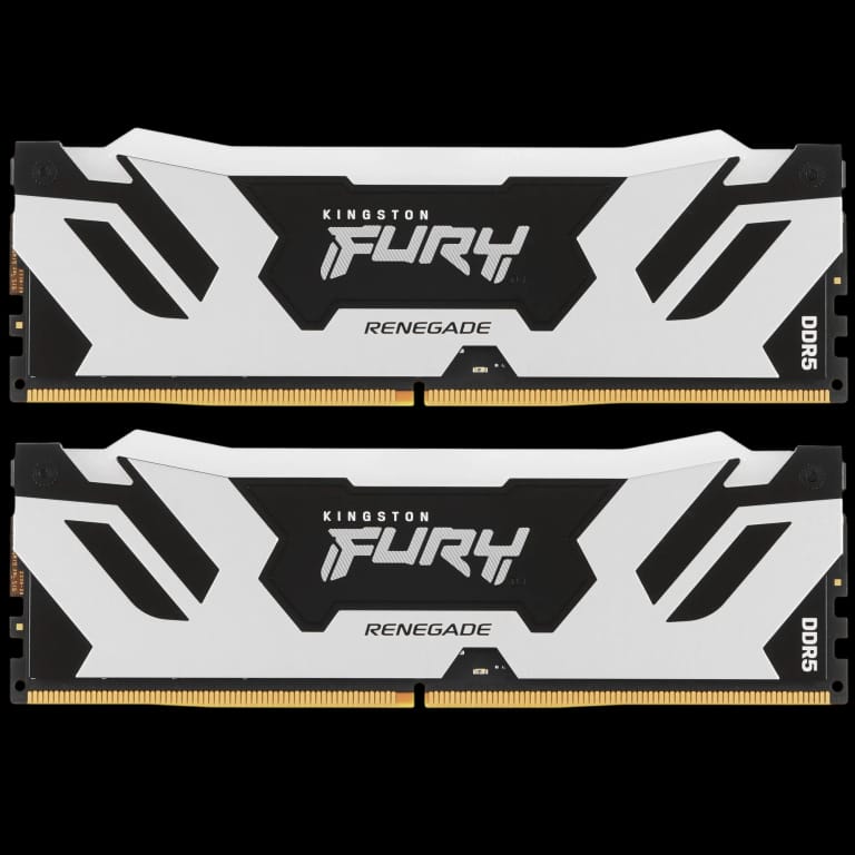 Модуль памяти Kingston 96GB DDR5 6400 FURY Renegade Silver/Black RGB XMP Non-ECC Unbuffered DIMM (Kit 2*48gb) 2RX8 32-39-39 1.4V 288-pin 24Gbit