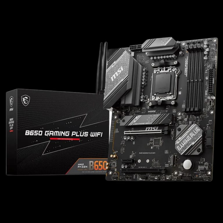 Материнская плата MSI B650 GAMING PLUS WIFI/MS-7E26/\601-7E26-010,10\801-7E26-001\STD B650 GAMING PLUS WIFI B650,AM5,4DDR5,2PCI-Ex16,1PCI-Ex1,2M.2,4SATA3,1USB 20G,4USB 10G,6US\,