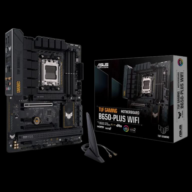 Материнская плата ASUS TUF GAMING B650-PLUS WIFI /AM5,B650,USB3.2 GEN 2X2,MB (90MB1BZ0-M0EAY0) /AM5,B650,USB3.2 GEN 2X2,MB (90MB1BZ0-M0EAY0)