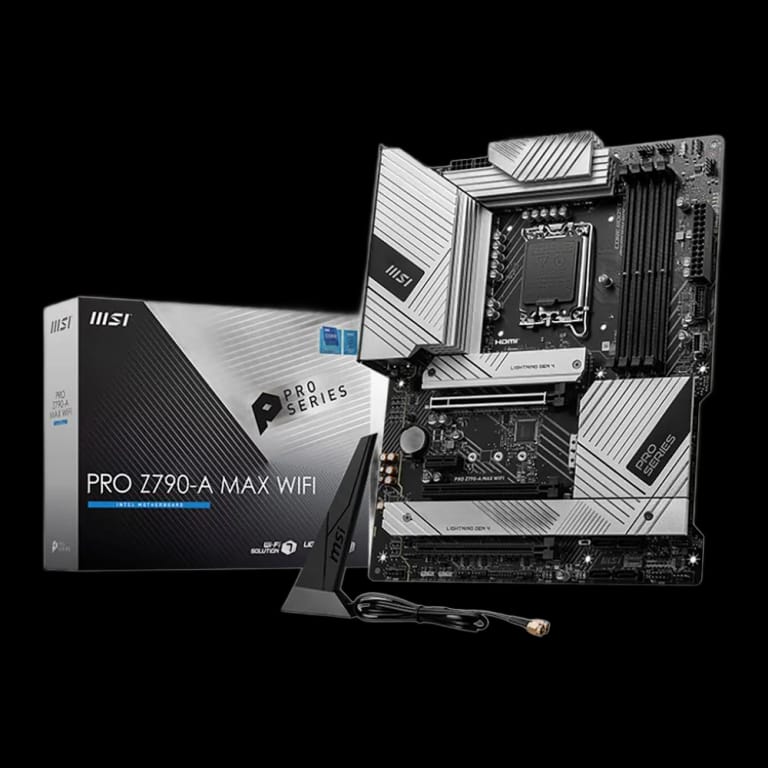 Материнская плата MSI PRO Z790-A MAX WIFI,911-7E07-014 MS-7E07\PRO Z790-A MAX WIFI\601-7E07-070/42\801-7E07-011\STD PRO Z790-A MAX WIFI/Z790/LGA1700/4DDR5/3PCIEx16/1PCIEx1/4M.2/ 6SATA3/ 1USB3.2 Gen2X2/4U