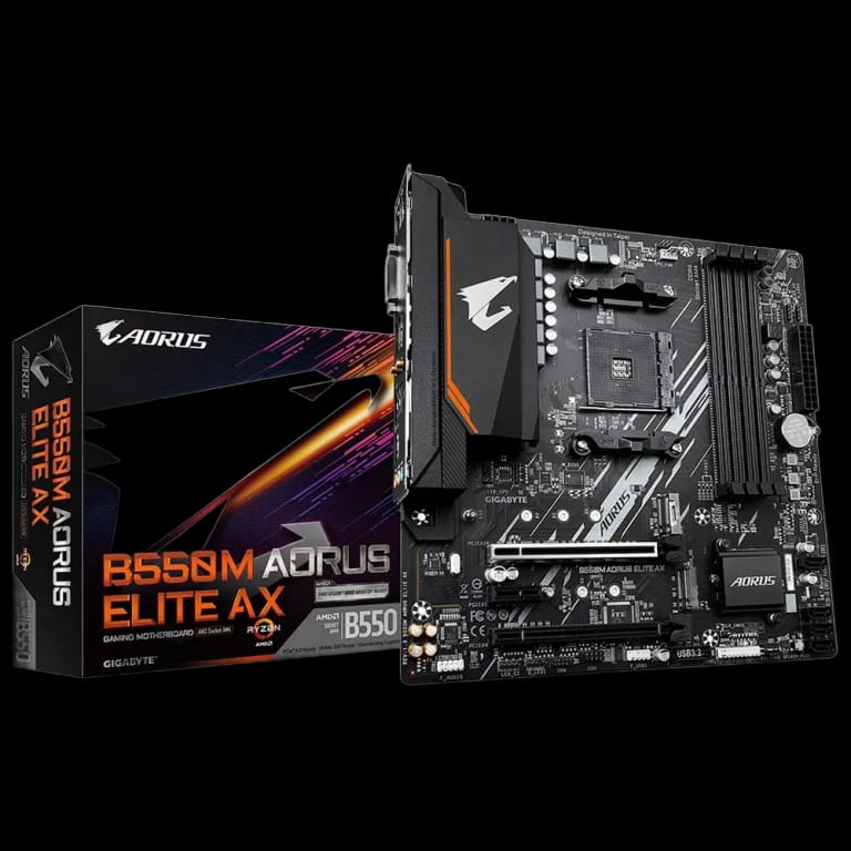 Материнская плата Gigabyte B550M AORUS ELITE AX, RTL