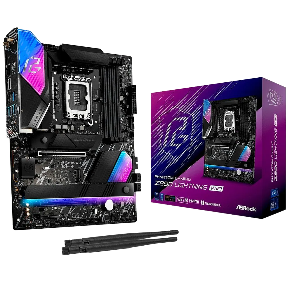 ASRock Z890 LIGHTNING - DDR5, WIFI, черный цвет